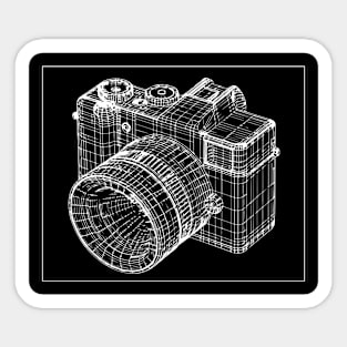 3d camera Sticker